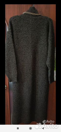 Платье женское теплое 48 50 вязаное