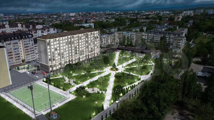 1-к. квартира, 50,4 м², 7/10 эт.