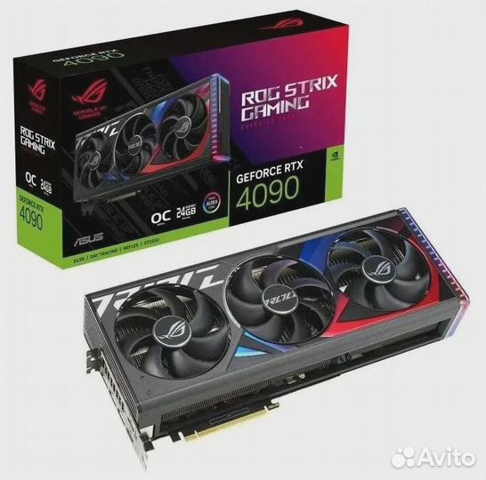 Видеокарта RTX 4090 asus ROG strix OC ростест