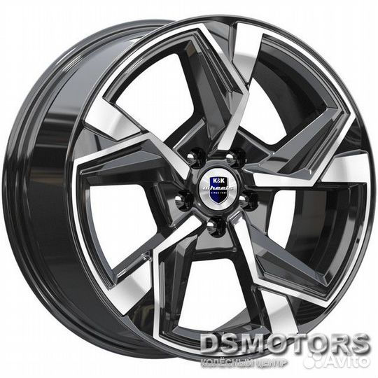 Диски Кайан 7.5/18 5x112 ET40 d57.1 алмаз чёрный