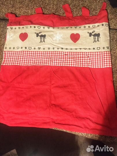 Штора новогодняя 165*140