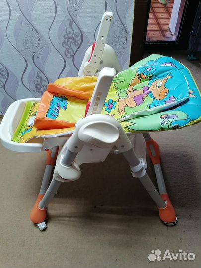 Стульчик для кормления chicco polly