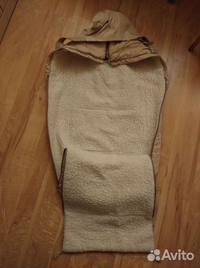 Тëплый зимний конверт в коляску для грудничка