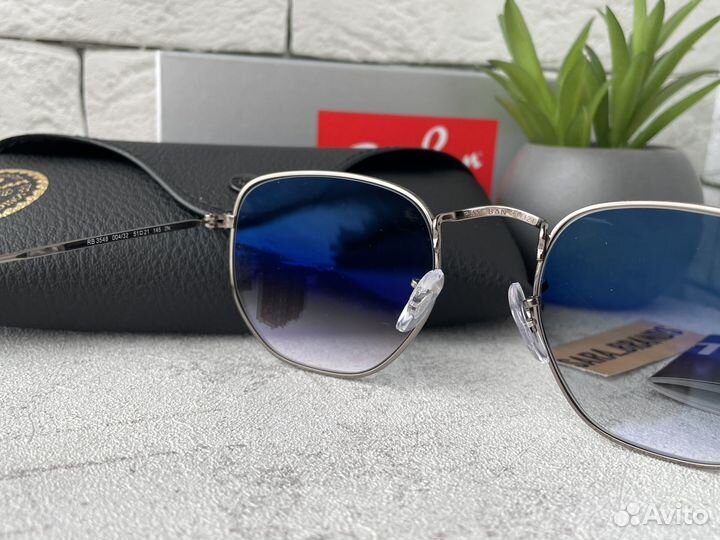 Солнцезащитные очки ray ban hexagonal