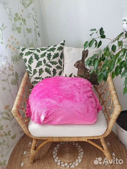 Комплект плюшевого постельного белья евро