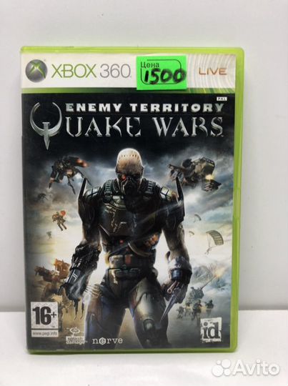 Диск Quake wars enemy territory для Xbox 360