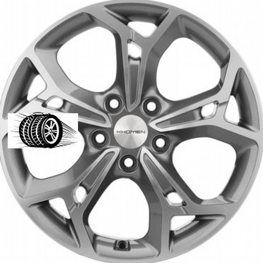 Литые диски Khomen Wheels 7×R17 5×114.3