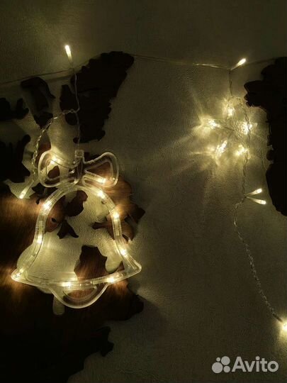 Новогодняя гирлянда с фигурками