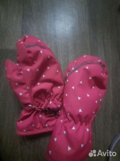 Варежки зимние детские 2 года