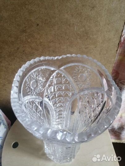 Ваза хрустальная большая СССР