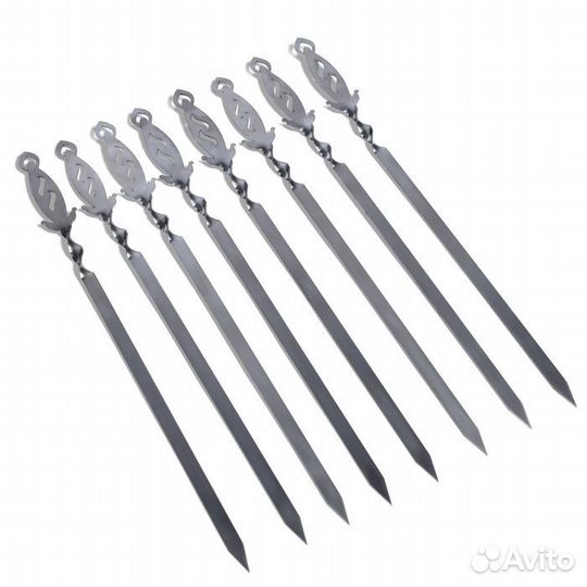 Набор шампуров в упаковке, 8 шт