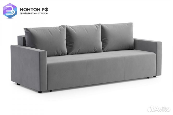 Диван еврокнижка Виена серый