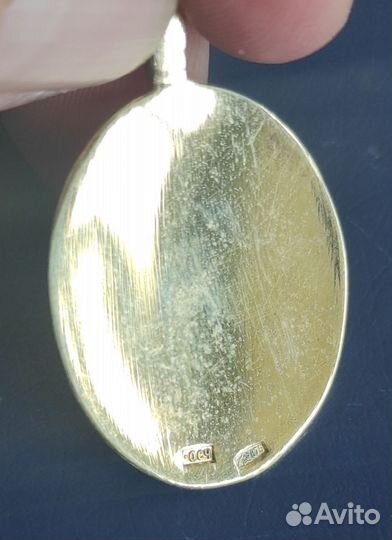 Олимпийский мишка кулон серебро Северная чернь