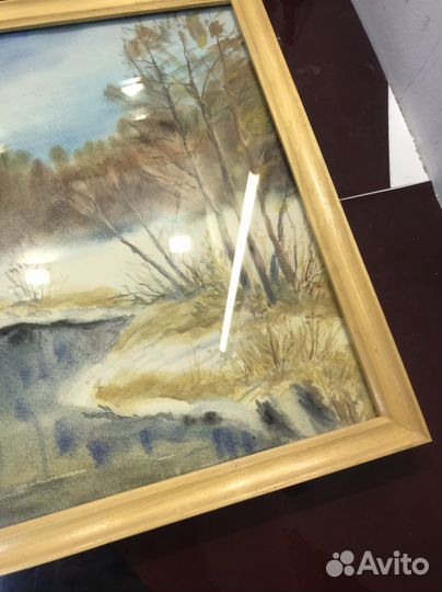 Картина Г Рунов акварель