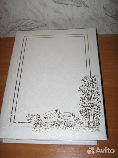 Фотоальбом свадебный и приглашения