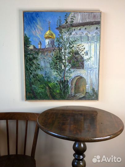 Картина В.И. Тарасов «Боголюбский храм» 1998 г
