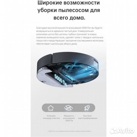 Dreame D10s Plus Black, новые, гарантия 1 год