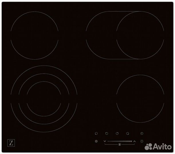 Электрическая плита варочная панель Zugel ZEN603B
