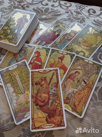 Карты taro уэйта золотая коллекция.италия