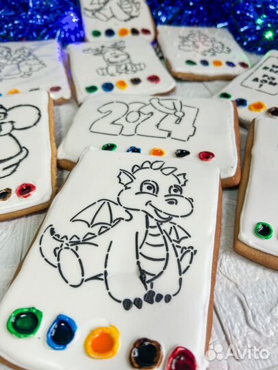 Пряник раскраска