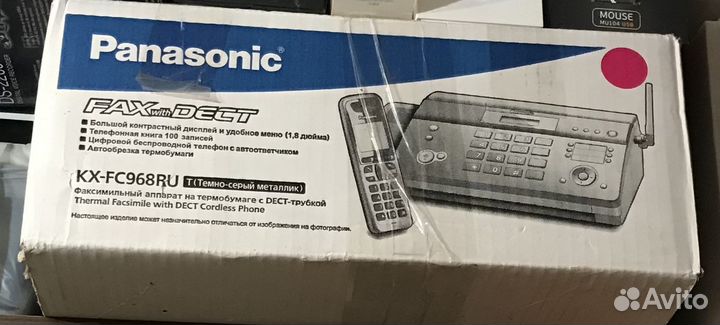 Факс panasonic kx-fc968ru в упаковке