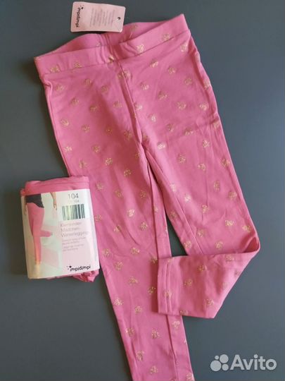 Лосины утеплённые для девочки 104 110