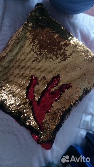 Наволочка с пайетками 45*45