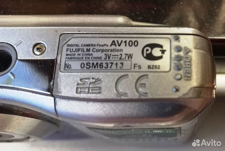 Fujifilm FinePix AV100 не рабочий