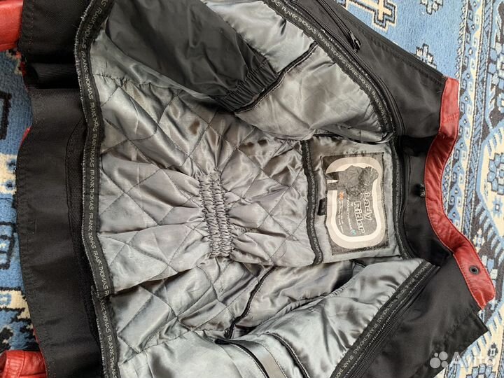 Мотокуртка женская кожаная s