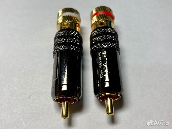 Разъем RCA на кабель, 