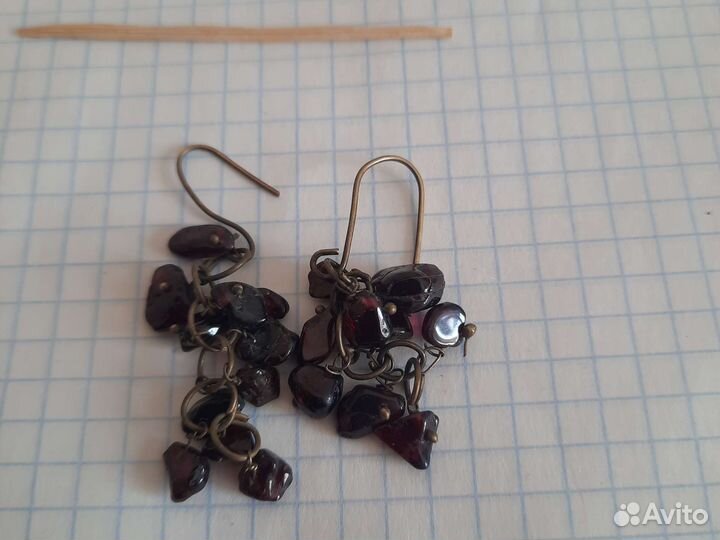 Серьги серебро