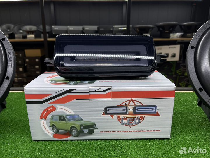 LED надфарники Niva