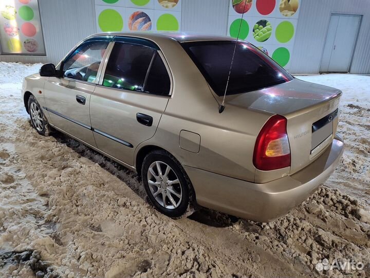 Hyundai Accent 1.5 МТ, 2007, 176 000 км