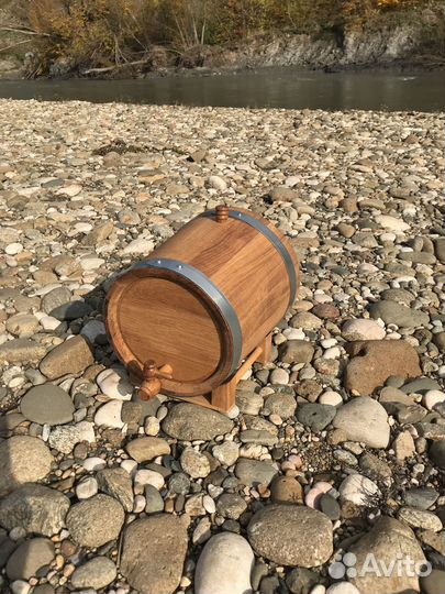 Бочка дубовая на 5 литров, кавказский дуб