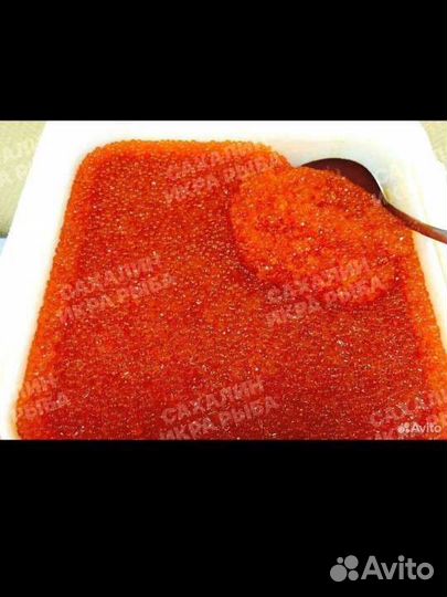 Красная икра кета