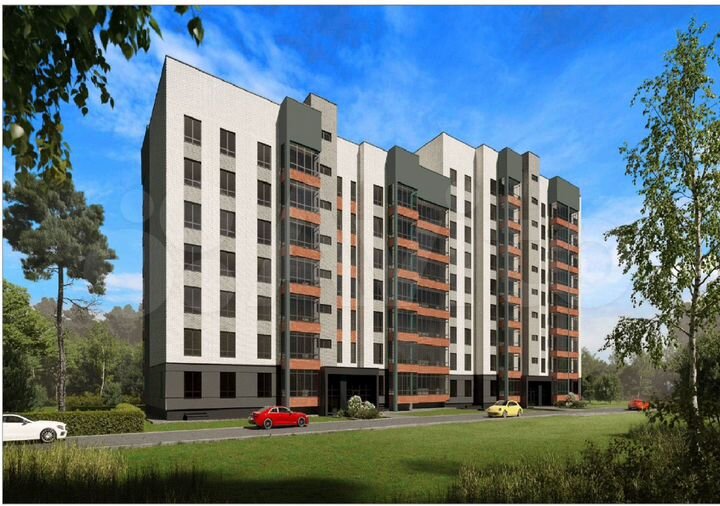 1-к. квартира, 47,6 м², 6/9 эт.
