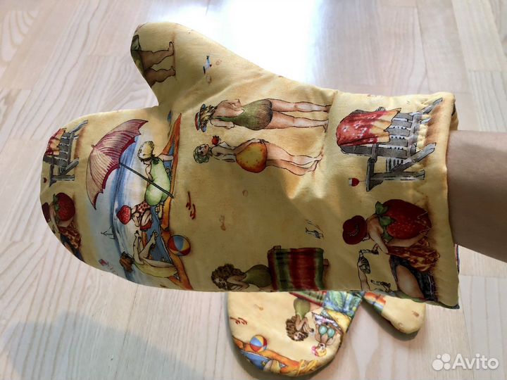 Прихватки рукавицы, варежки для кухни, горячего