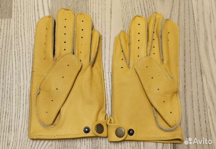 Мотоперчатки кожаные