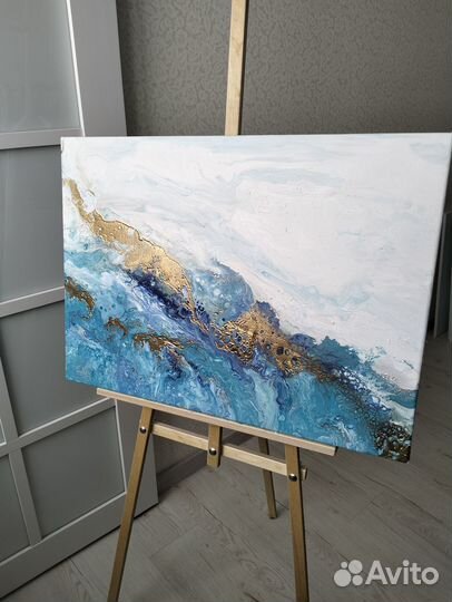 Картина на холсте интерьерная ручная работа