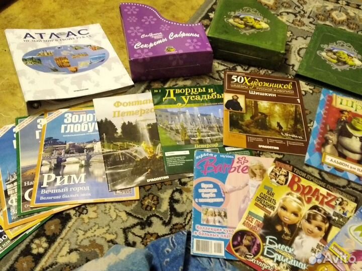 Журналы D Agostini,Bratz и др