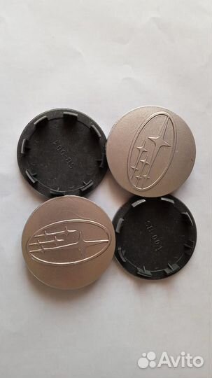 Колпачки на литые диски Субару 58мм 4 шт