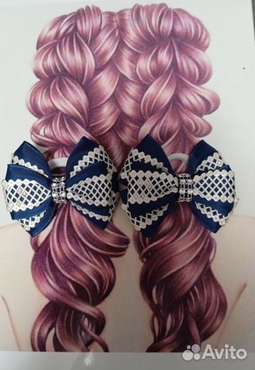 Школьные бантики ручной работы