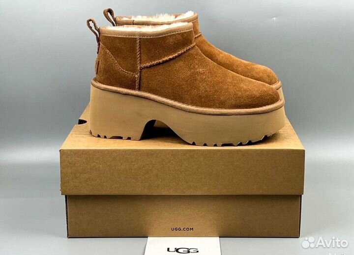 Угги UGG Classic Ultra Mini New Heights Chestnut