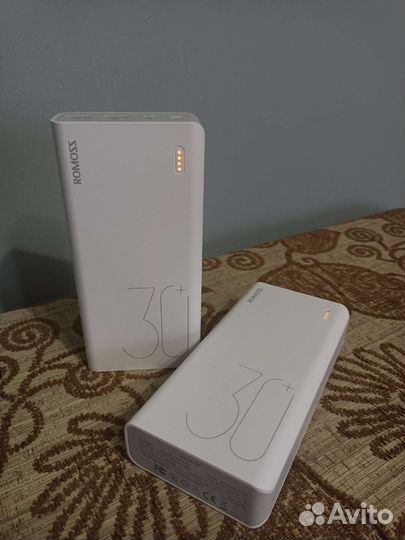 Портативный аккумулятор romoss 30000mah