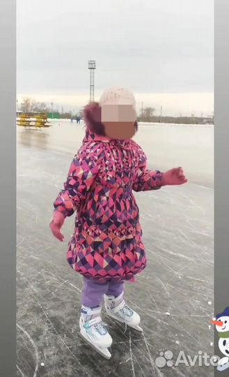 Пуховик для девочки 122-128
