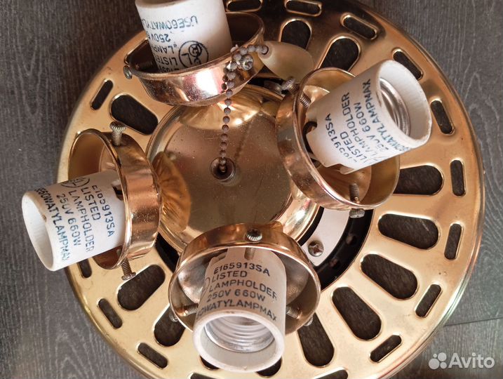 Люстра-вентилятор (Super Majestic CF52-4C4L) торг