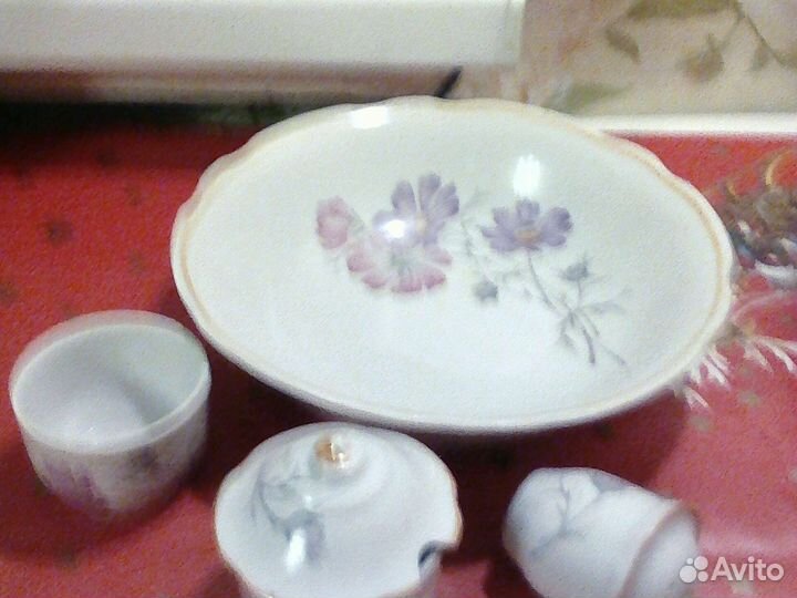 Столовый сервиз сирень дулево