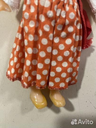 Кукла Паричковая СССР 18см