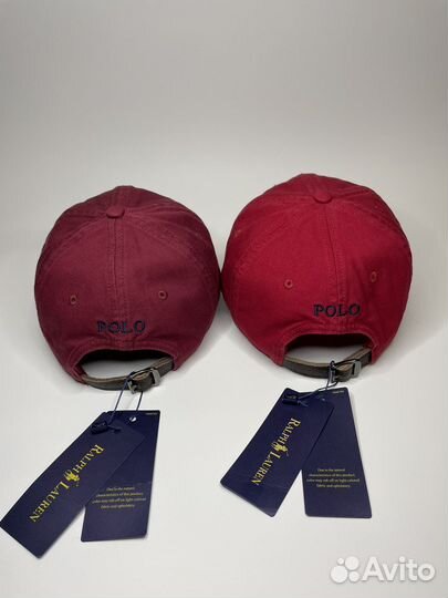 Кепка polo ralph lauren красная