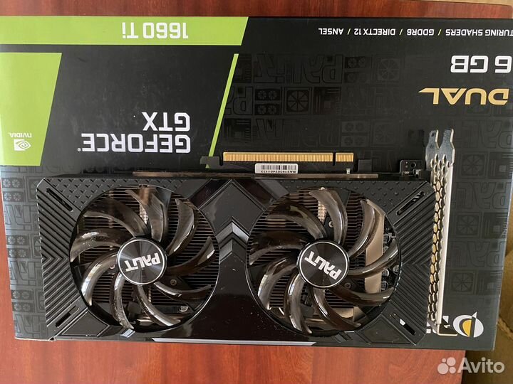 Видеокарта gtx 1660 ti 6gb